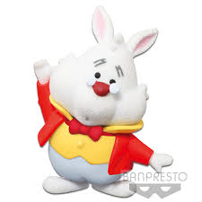 D Character Cutte Fluffy Puffy Alice In Wonderland Bianconiglio