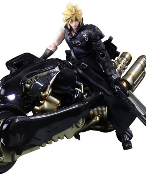 Square Enix Final Fantasy VII 7 Advent Children Cloud Strife & Fenrir Play Arts Kai Action Figure