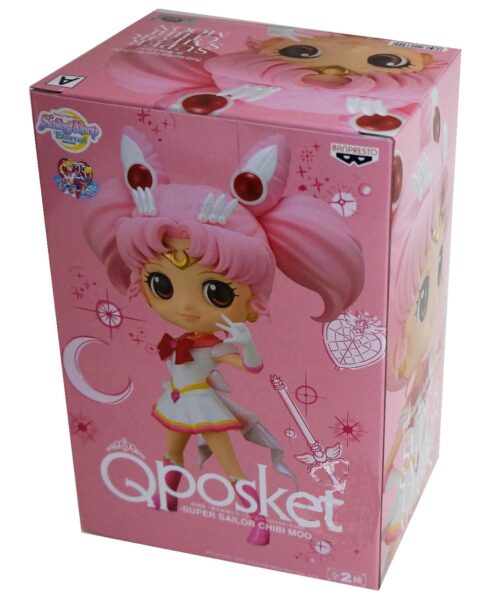 Banpresto Figurine Sailor Moon Super Sailor Chibi Moon Ver A Q Posket