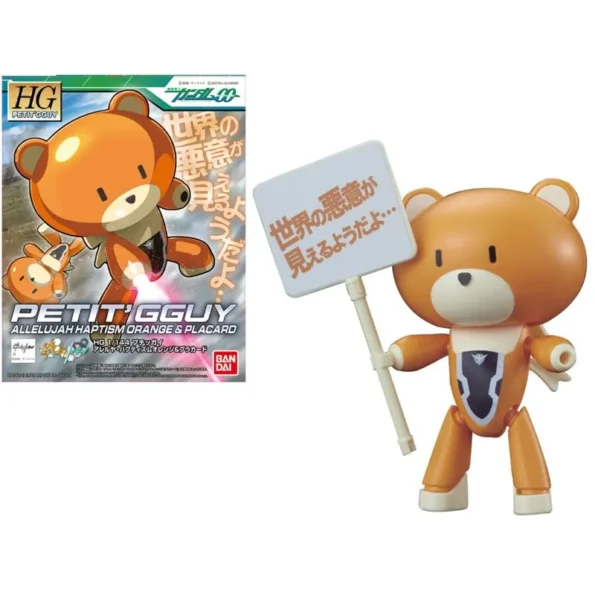 Anime Import Allelujah Hap Orange PETITGGUY 1/144 Model Kit-1