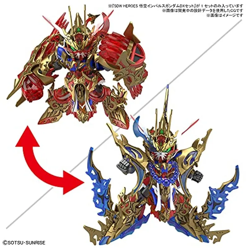 Anime Import Gundam Wukong SDW DX set-2