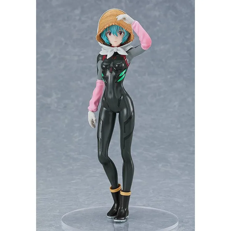 Anime Import Rei Ayanami Tentative Name Farming Ver Pop Up Parade-2
