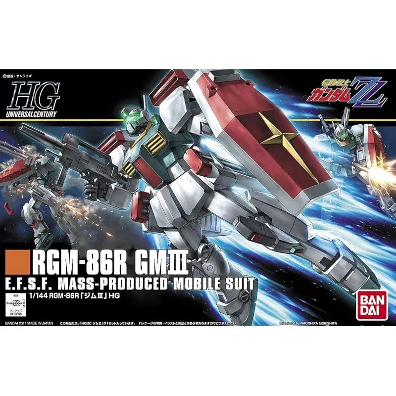 Anime Import GM III HGUC 1/144 Zeta-1