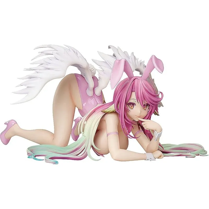 Anime Import Jibril Bare Leg Bunny Ver. 1/4-1