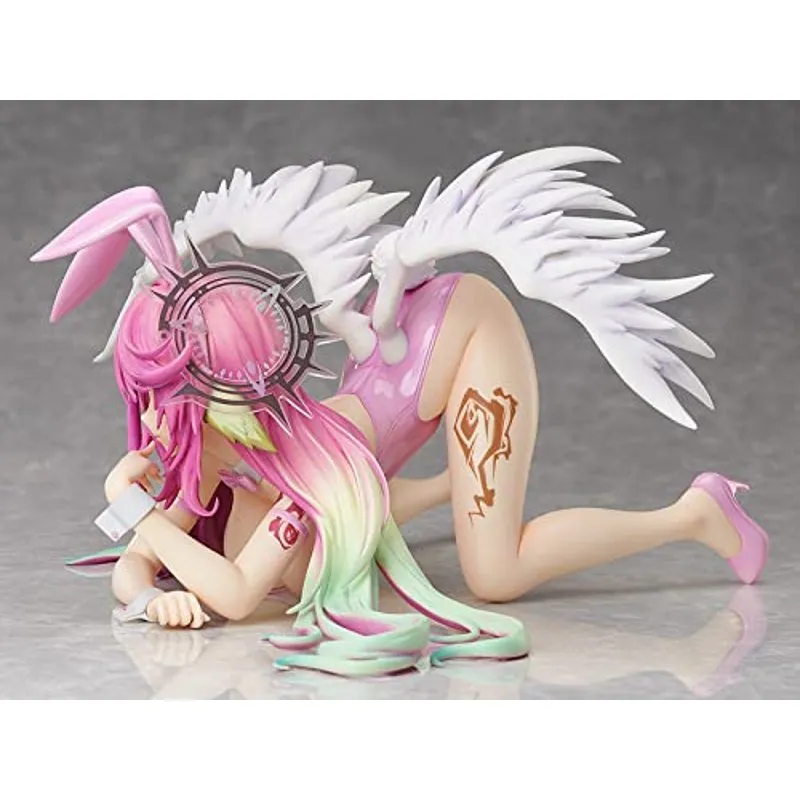 Anime Import Jibril Bare Leg Bunny Ver. 1/4-2