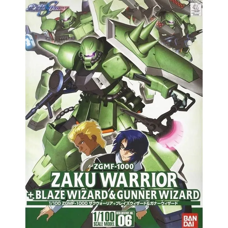 Anime Import Zaku Warrior + Blaze Wizard & Gunner Wizard HG 1/100-1
