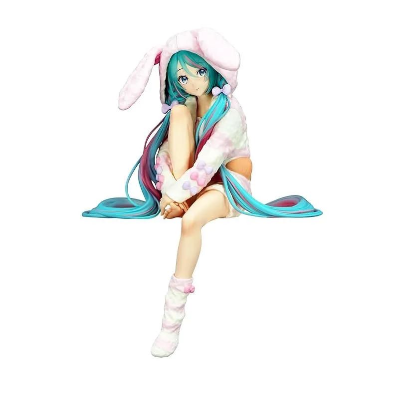 Anime Import Hatsune Miku Rabbit Ear Hood Pajama Ver Noodle Stopper-1